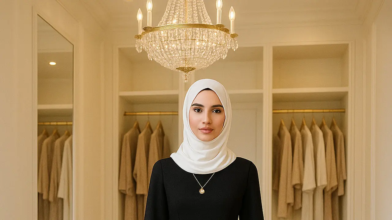 Tips Pilih Gamis Hitam Elegan Biar Nggak Terlihat Tua dan Kusam