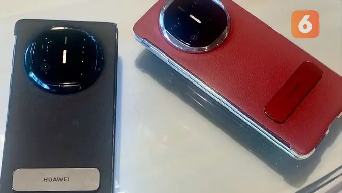 Huawei Mate X6 yang baru saja diperkenalkan untuk pasar global. (Liputan6.com/Natasha Khairunisa Amani)