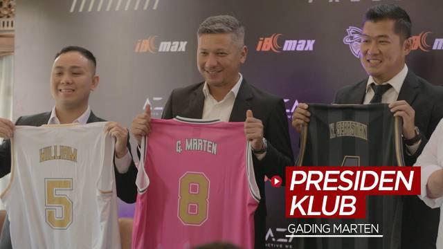 Berita video salah satu artis kenamaan Indonesia, Gading Marten, diumumkan resmi menjadi presiden salah satu klub IBL, West Bandits Solo, Selasa (12/10/2021) siang hari WIB.