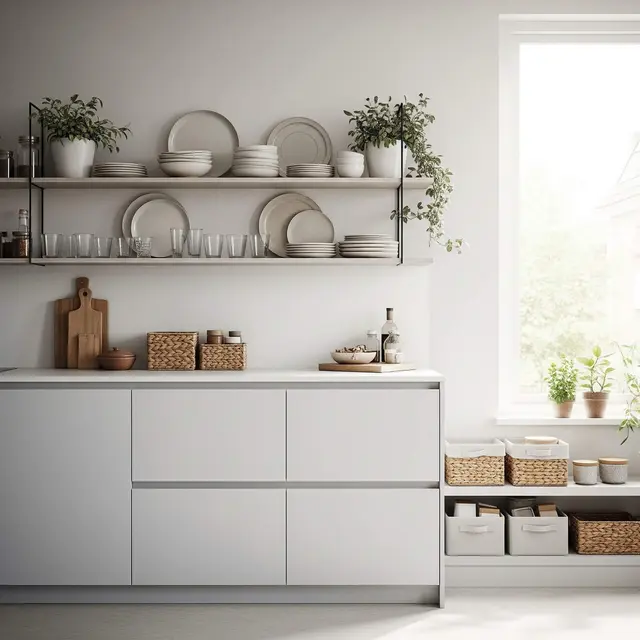 Desain Dapur dengan Kitchen Set Single Line Minimalis
