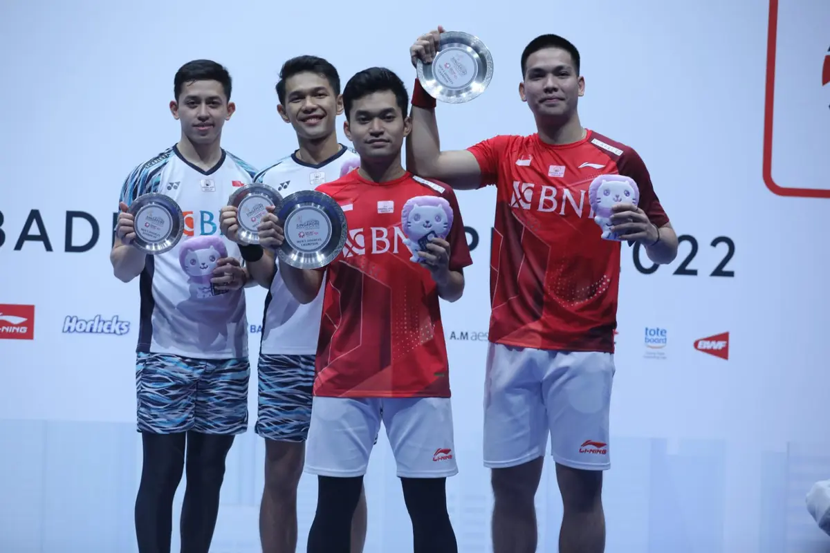 Leo Rolly Carnando/Daniel Marthin - Leo/Daniel - Singapore Open 2022 - 17 Juli-1