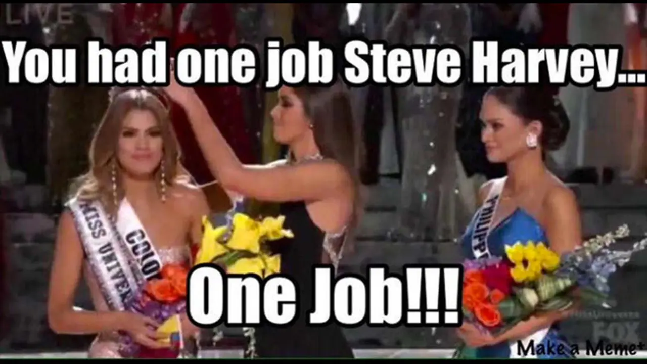 Bebagai Meme Sindir Steve Harvey, dari Bieber Sampai Konspirasi