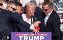 VIDEO: Detik-Detik Mengerikan Donald Trump Ditembak saat Kampanye, Ada Darah di Telinga-Pipi