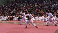 Kejuaraan karate Piala Kapolres Nganjuk. (Ist)