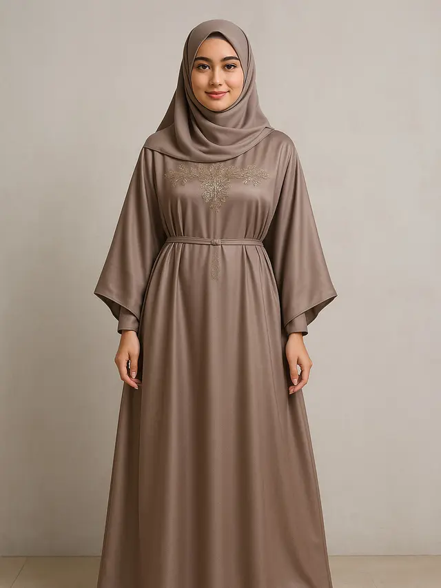 Model Gamis Syar'i yang Lebar tapi Nyaman (Foto: ChatGPT)