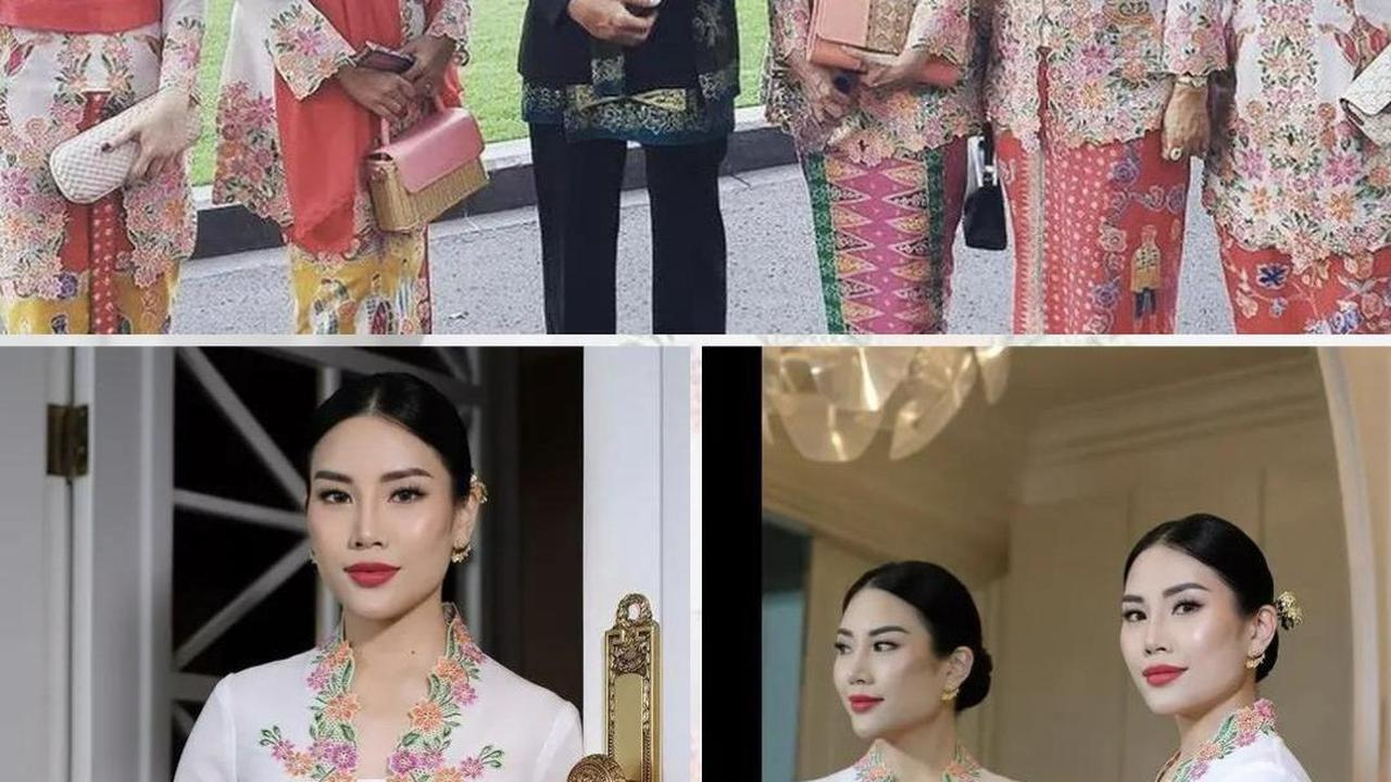 6 Potret Cantik Angela, Putri Hary Tanoesoedibjo Kenakan Kebaya Putih di Istana Berkebaya