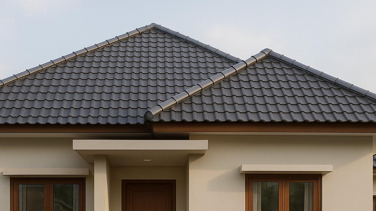Rumah 6x9 Sederhana-Modern Dimensi Atap Pelana Memanjang dengan Limas