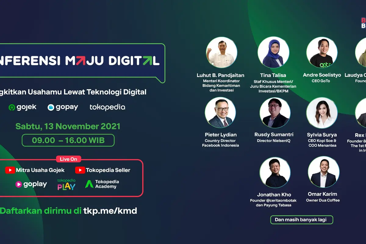 Demi Fasilitiasi Peningkatan Daya Saing UMKM Lokal, GoTo Gelar "Konferensi Nasional Maju Digital"