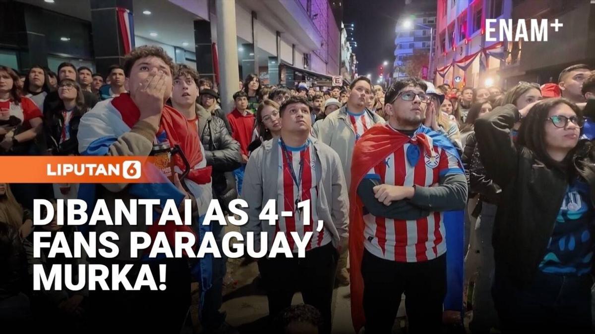 Dibantai AS 4-1 di Piala Dunia 2026, Fans Paraguay Murka
