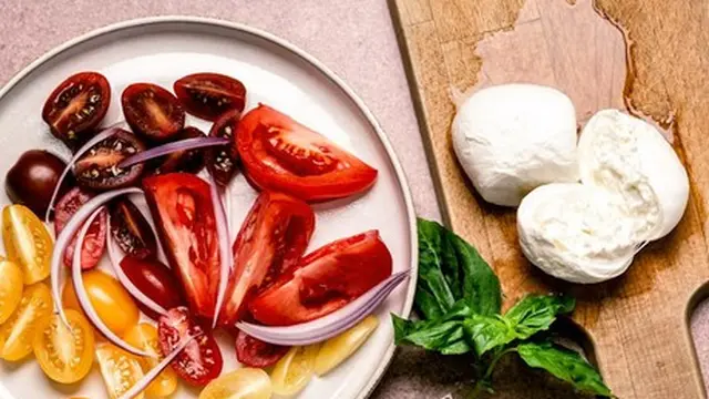 Resep Burrata Salad 
