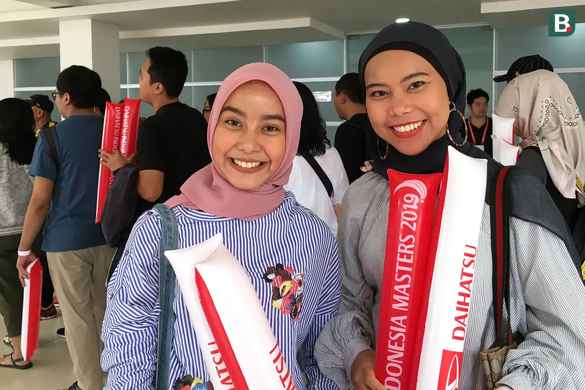 Penonton di final Indonesia Masters 2019