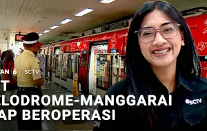LRT Velodrome-Manggarai Siap Beroperasi