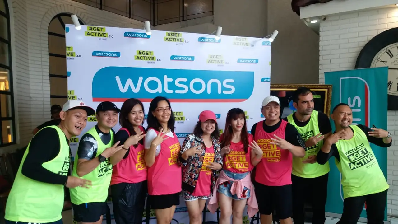 Aktifkan Gaya Hidup Sehat, Watsons Gelar Acara #GETACTIVE untuk Ajak Pelanggan Zumba