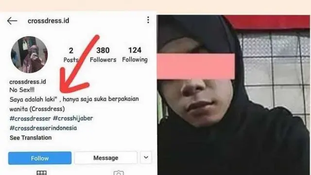 Tangkapan layar Komunitas Crosshijaber. (Foto: Liputan6.com/Polres Kebumen/Muhamad Ridlo)