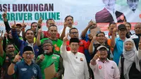 Cawagub Suswono Janji Tingkatkan Kesejahteraan Buruh dan Pengemudi Ojol di Jakarta