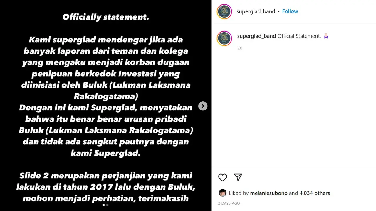 Superglad Tegas Tak Akan Terima Kembali Lukman Laksmana alias Buluk ...