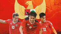 Timnas Indonesia - Egy Maulana Vikri, Witan Sulaeman, Pratama Arhan (Bola.com/Adreanus Titus)