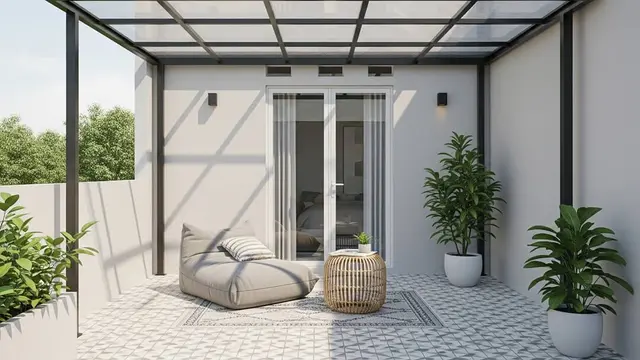 Desain Teras Rumah Kecil Ukuran 2x2 Minimalis