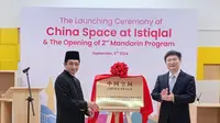 China Space diremikan di Masjid Istiqlal. (Instagram chinaembassy_indonesia)