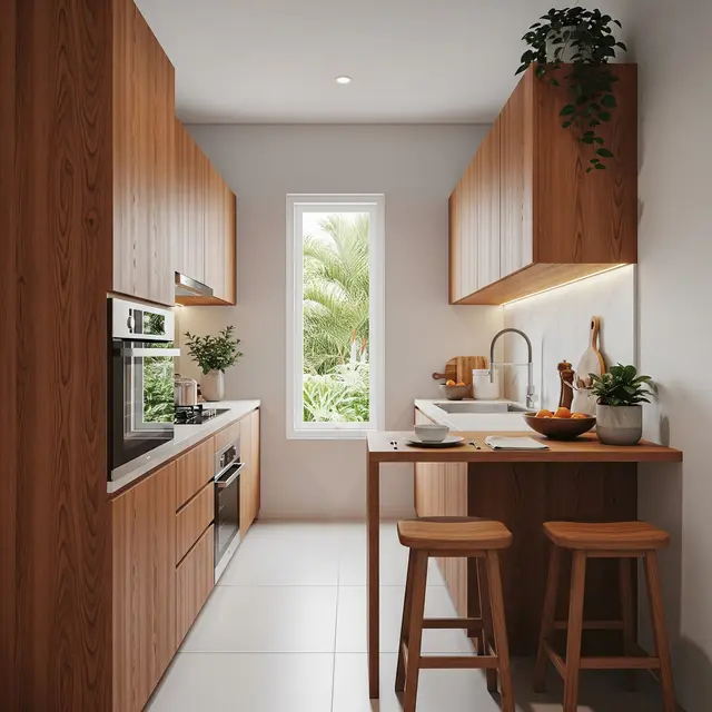 9 Desain Dapur Minimalis dengan Kitchen Set Dua Sisi