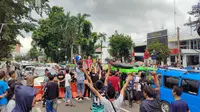 Demo Sopir Angkot di Balai Kota Bogor Ricuh, Jalan Macet usai Diblokir Hampir 1 Jam