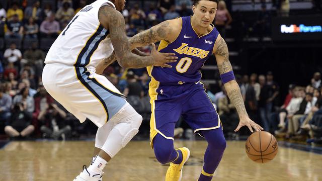 Aksi Kyle Kuzma saat Lakers sikat Grizzlies