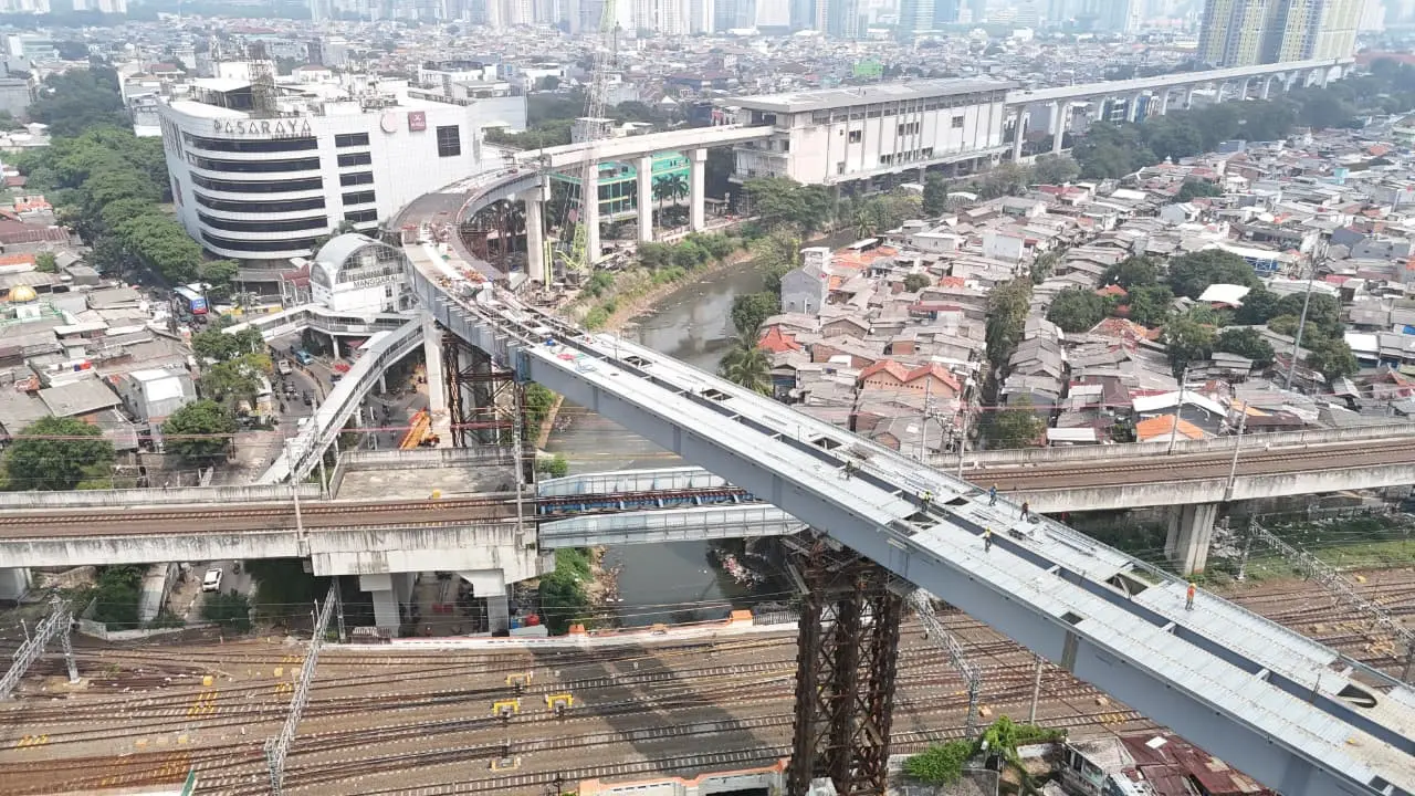 Jalur LRT Velodrome-Manggarai