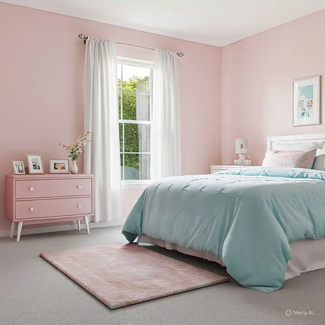 Inspirasi Cat Rumah Warna Pastel (Image by Meta AI)