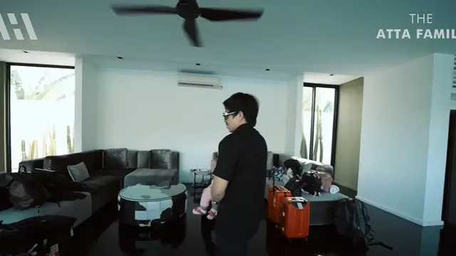 Villa yang ditempati Atta dan Aurel di Bali. (Foto: YouTube/AH)