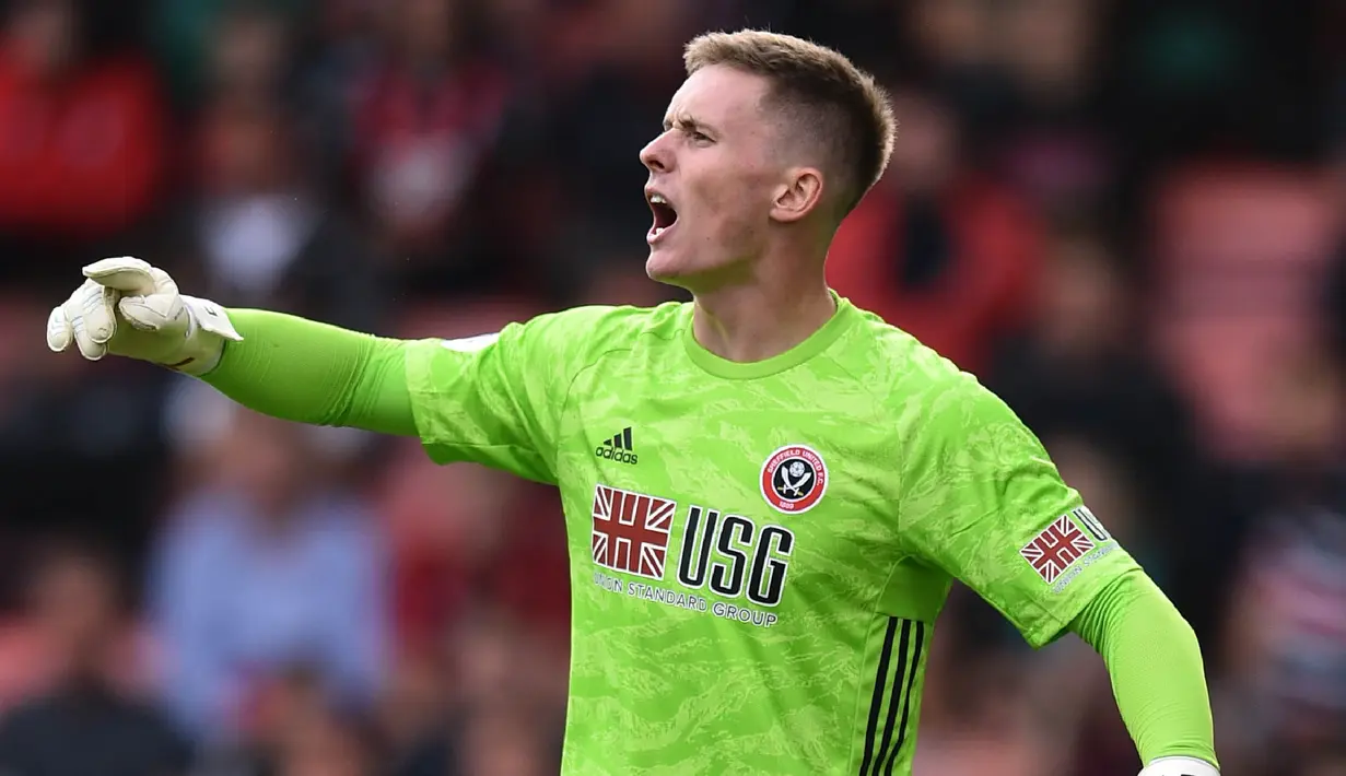 Namun baru-baru ini pernyataan yang sangat berani diungkapkan oleh kiper muda itu. Dia mengaku hanya mau kembali ke Manchester United jika ditempatkan sebagai kiper utama menggantikan David de Gea. (AFP/Glyn Kirk)