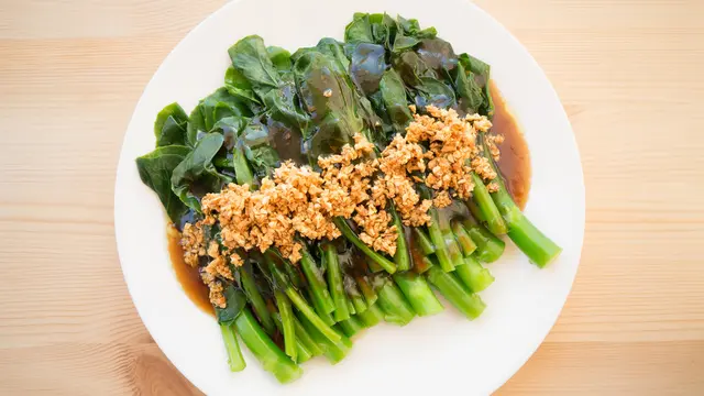 sayur kailan kale