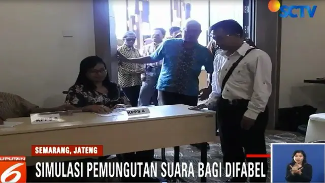 Tahapan ini dimulai dari pengenalan surat suara, hingga melihat secara langsung fisik kotak suara berbahan kardus.