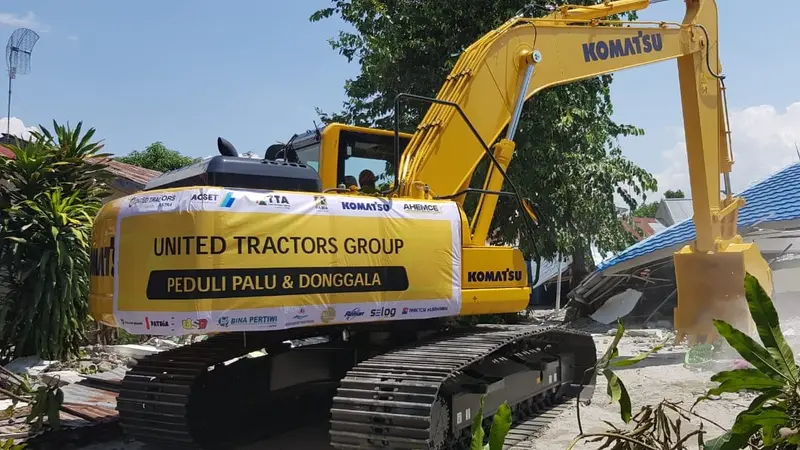 United Tractors turut membantu korban gempa Donggala dan Palu di Provinsi Sulawesi Tengah.