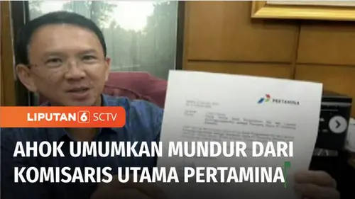 VIDEO: Mundur dari Komisaris Utama Pertamina, Ahok Umumkan Dukungan untuk Ganjar-Mahfud
