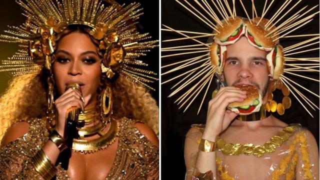 Kocak Abis, 7 Foto Aksi Pria Tiru Gaya Rambut Artis Dunia