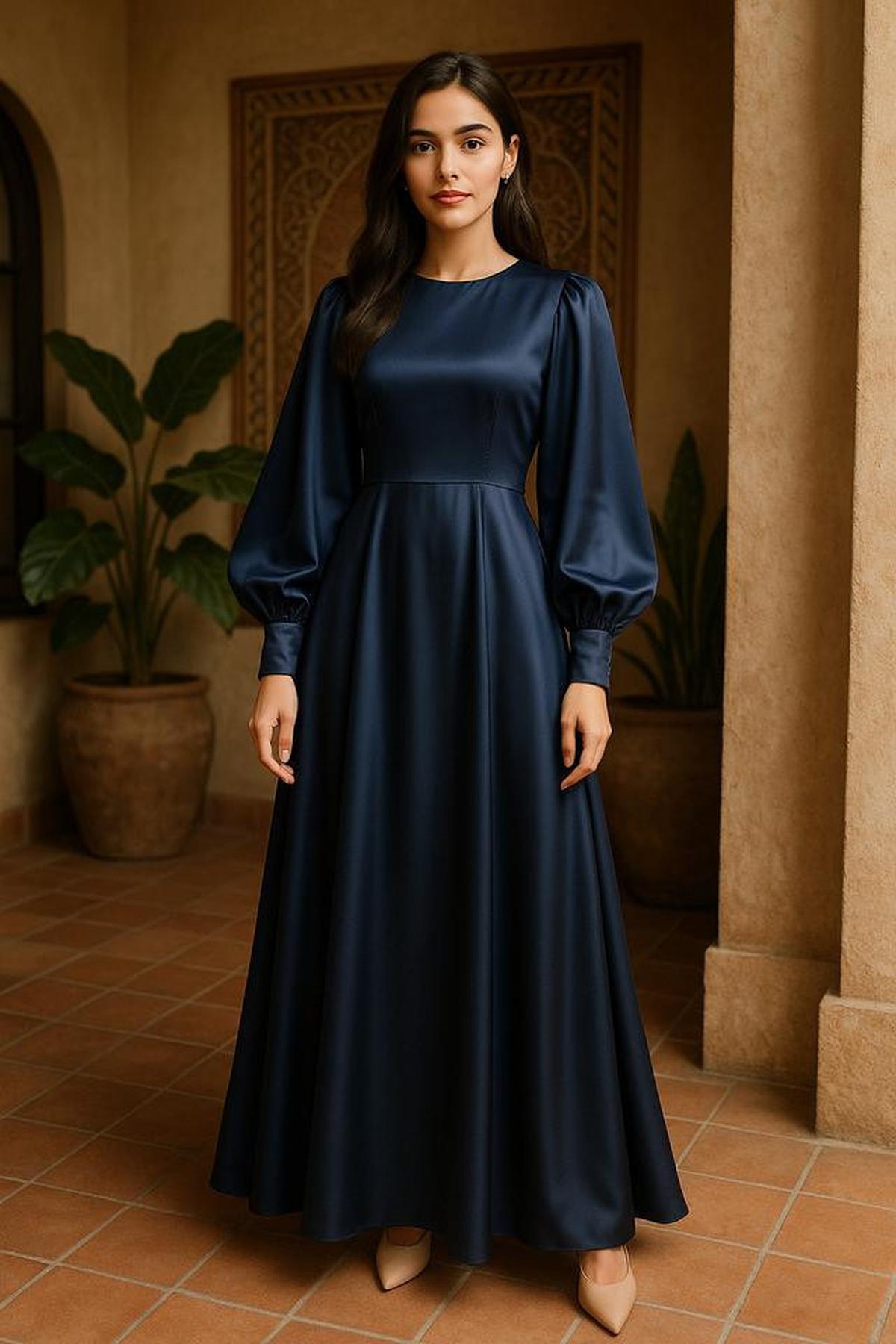 8 Model Gamis Armani Sutra Mewah untuk Acara Formal, Inspirasi untuk Tampil Elegan di 2025