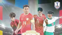 Timnas Indonesia - Victor Dethan, Ronaldo Kwateh, Rafael Struick, Asnawi Mangkualam nuansa Piala AFF 2024 (Bola.com/Adreanus Titus/Geaby Fadhilatu Sholikha)