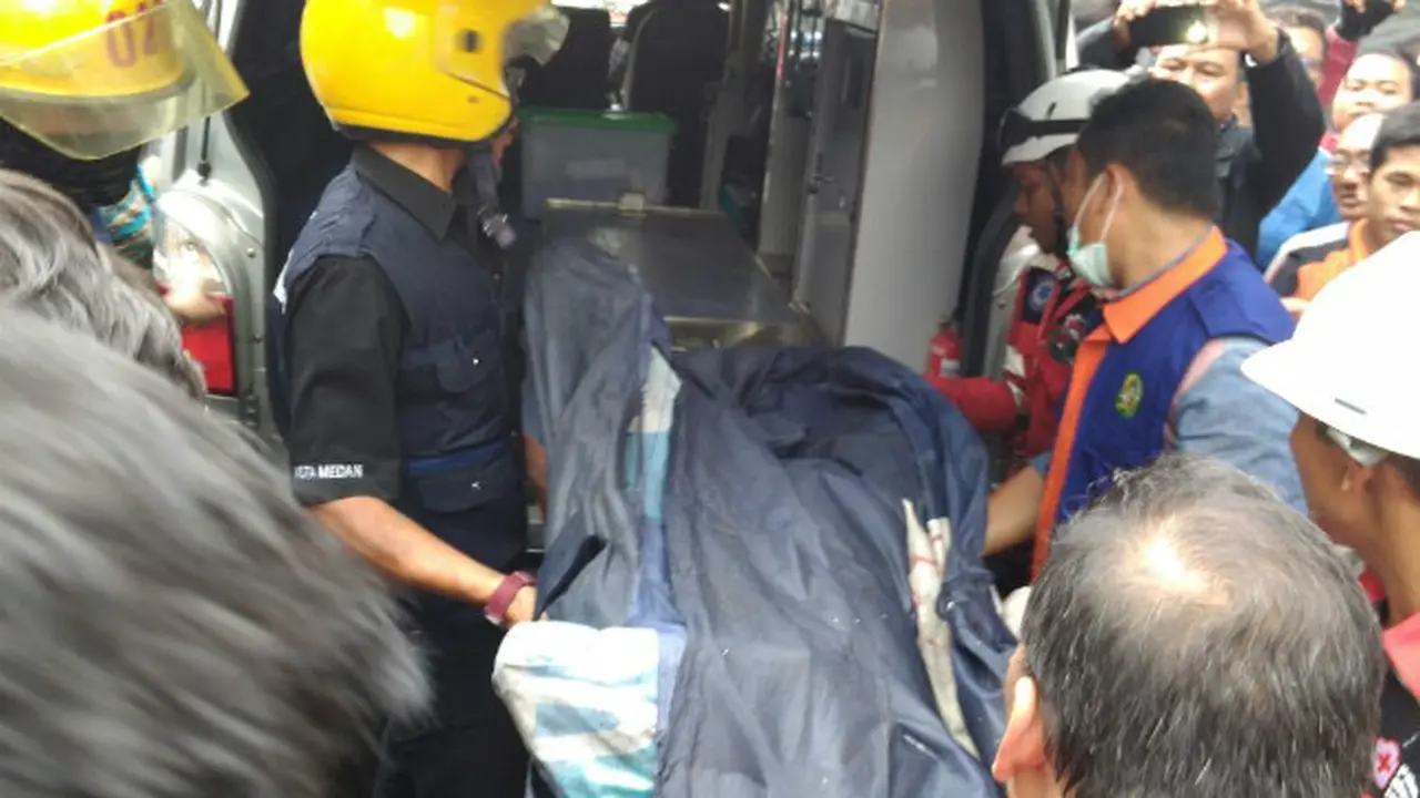 Kebakaran Ruko di Medan
