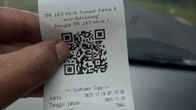 Struk 'Customer Copy' Bikin Geger Pantai Gunungkidul, Wisatawan Resah Pembayaran Dipertanyakan