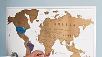 4 peta dunia ini akan membuat Anda bermotivasi untuk menjelajahi seluruh dunia (Foto : boredpanda.com)