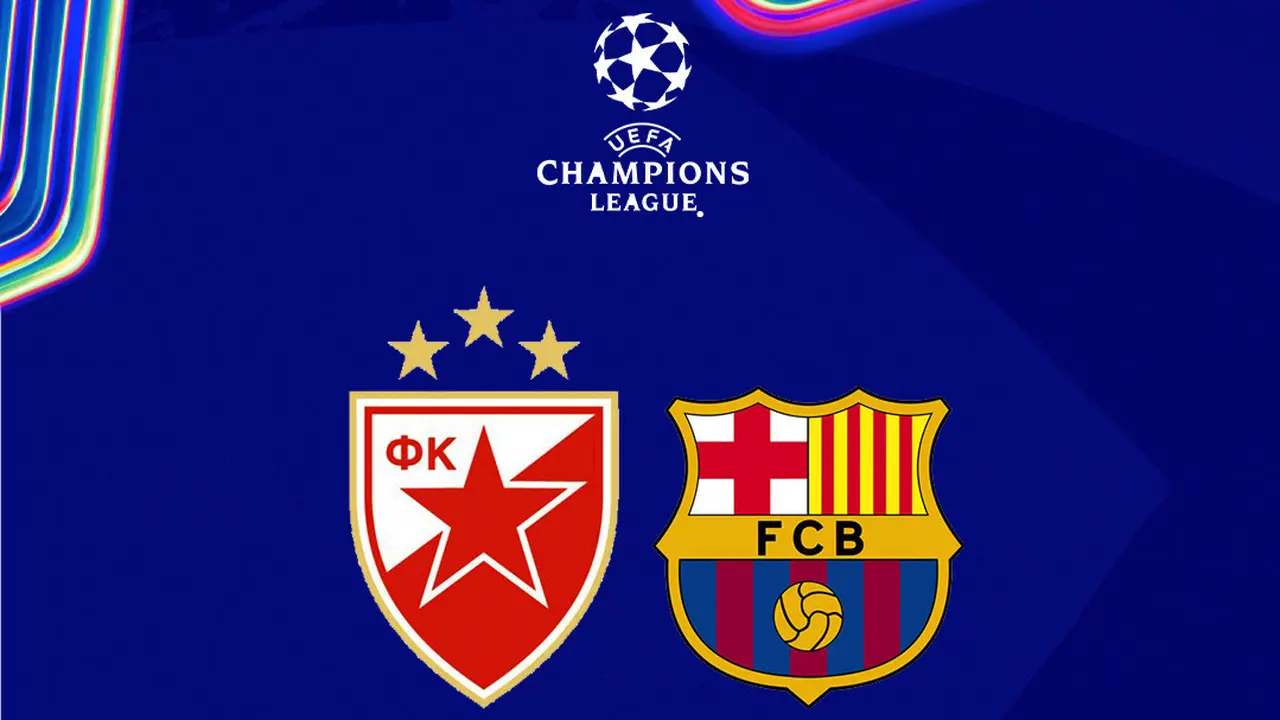 Liga Champions - Crvena Vs Barcelona