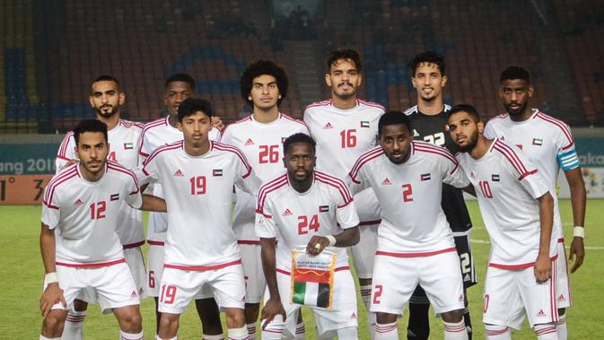 Timnas Indonesia U-23 bakal menghadapi Uni Emirat Arab pada babak 16 besar Asian Games 2018. (INASGOC/Sup)