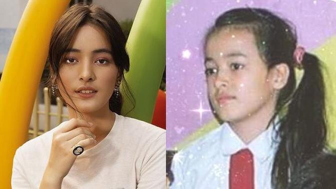 Beda Penampilan 7 Penyanyi Solo Cewek Saat SD, Dewi Perssik Bikin Pangling (sumber: Instagram.com/mawaries.tng)