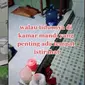 Tanpa Sekat Dinding, Kos dengan Kamar Mandi Dalam Ini Jadi Sorotan (sumber: TikTok/pamkolte)