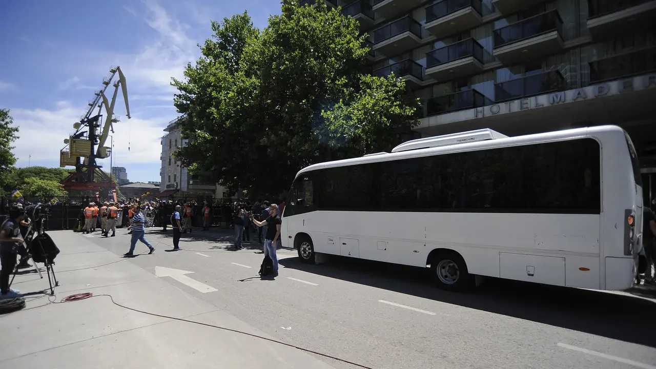 Bus pemain Boca Junior