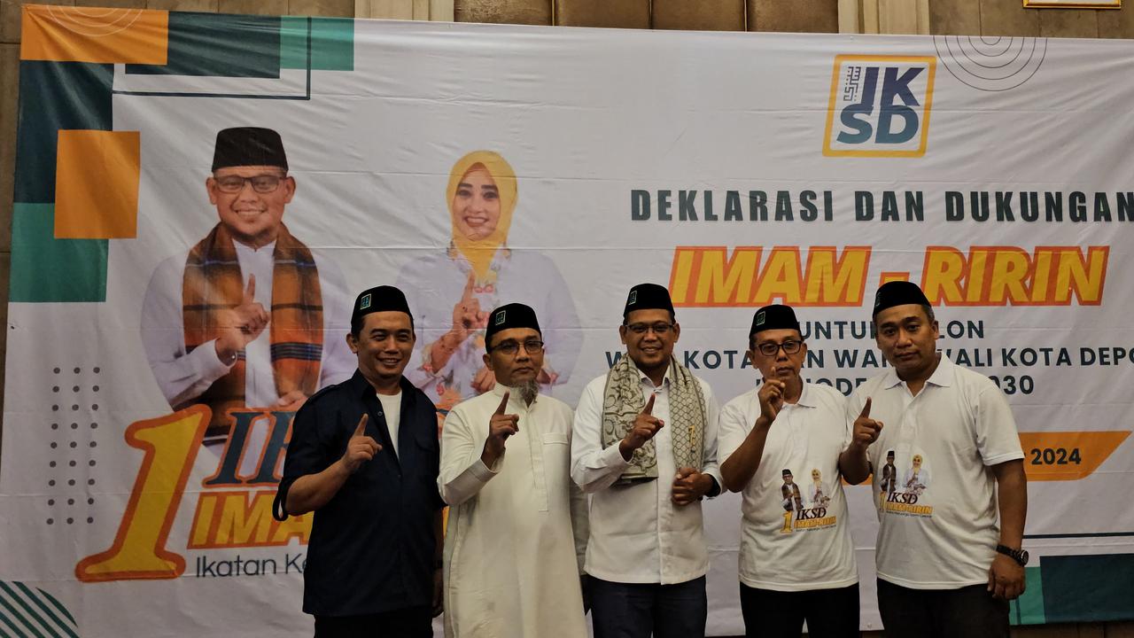 Keluarga Kiai dan Santri Dukung Imam-Ririn di Pilkada Depok, Targetkan Kemenangan 75%
