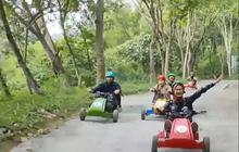 Uniknya Wisata Mobil Balap di Lembang, Turuni Bukit dan Terinspirasi Game Mario Bross