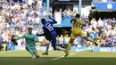 Berkat hasil ini, Chelsea kini menduduki peringkat ke-11 dengan poin 4 dari tiga laga. Sementara itu, Crystal Palace meraih poin pertama mereka musim ini dan kini menempati peringkat ke-16. (AP Photo/Frank Augstein)