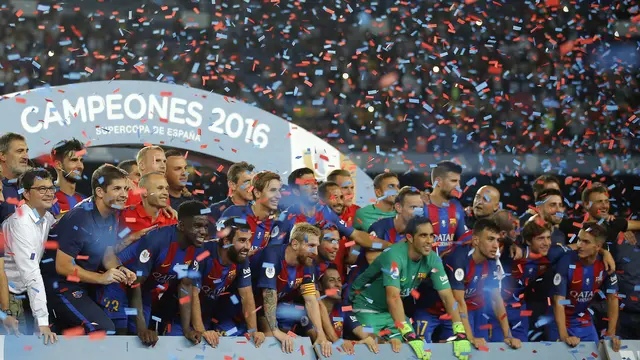 Trofi Barcelona Bertambah Usai Menang Aggregat 5-0 atas Sevilla