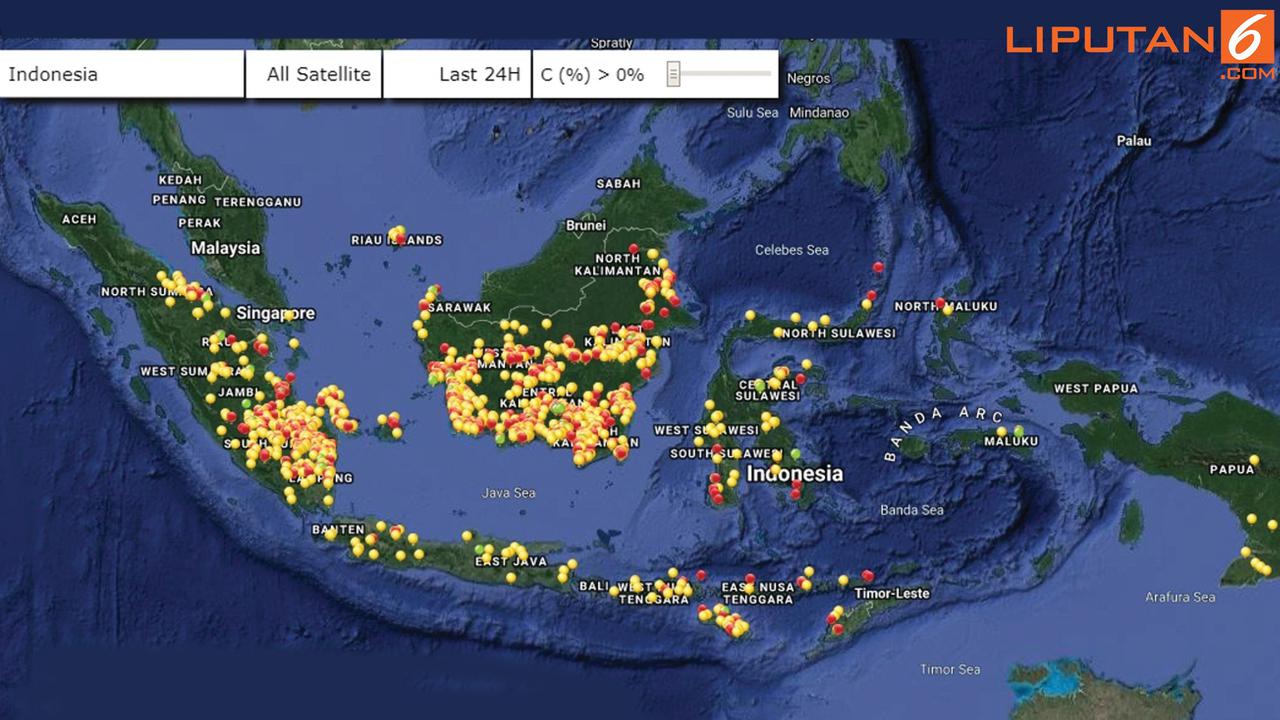 Banner Infografis Kebakaran Hutan dan Bencana Kabut Asap di Indonesia